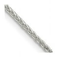 thumbnail image 1 of Sterling Silver 1.5 mm Diamond-Cut Round 22 in. Spiga Chain, 1 of 1