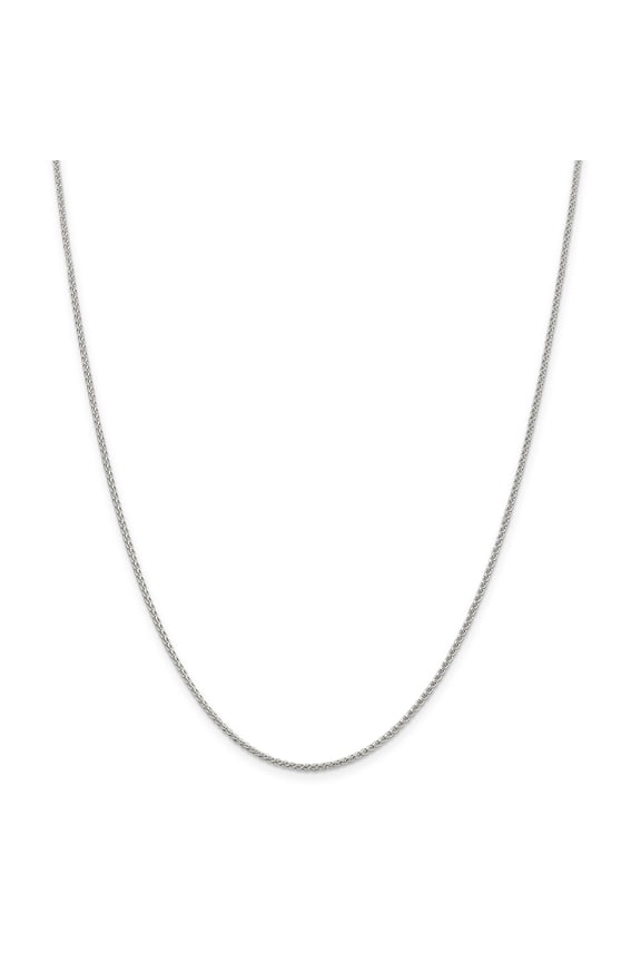 Sterling Silver 1.50mm Round Spiga Chain