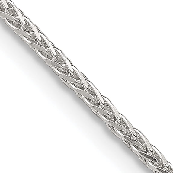 Sterling Silver 1.5mm Diamond-Cut Round Spiga Chain With 2In Ext. (18 X 1.5) Made In Italy qsr040e-18