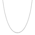 thumbnail image 1 of Sterling Silver 1.5mm Flat Open Oval Cable Chain, 1 of 1