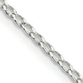 thumbnail image 1 of Sterling Silver 1.5mm Open Elongated Link Chain (16 X 1.5) Made In India qll050-16, 1 of 5