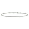 thumbnail image 1 of Sterling Silver 1.5mm Round Snake Chain with 1in ext. Anklet, 1 of 6