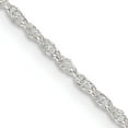 thumbnail image 1 of Sterling Silver 1.6mm Loose Rope Chain (18 X 1.6) Made In Italy qfc207-18, 1 of 5