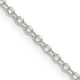 thumbnail image 1 of Sterling Silver 1.75mm Diamond-Cut Cable Chain (30 X 1.75) Made In Italy qhc027-30, 1 of 5
