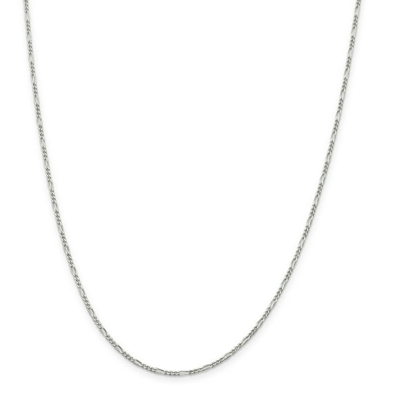 Sterling Silver 1.75mm Figaro Chain