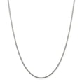 thumbnail image 1 of Sterling Silver 1.75mm Half Round Sparkle-Cut Fancy Box Chain Necklace - 10.7 Grams - 30 Inch, 1 of 4