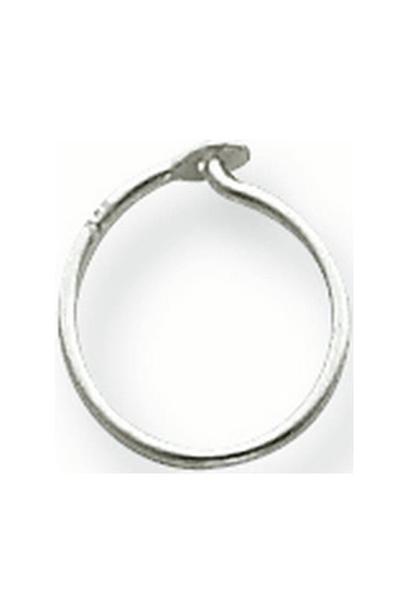 Sterling Silver 10.0mm Diameter Wire Hoops