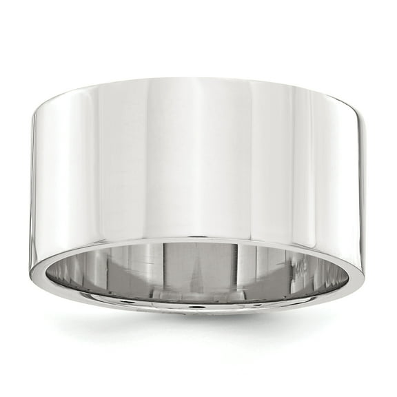 Sterling Silver 10mm Lightweight Flat Size 4.5 Band QWFB100