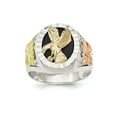 thumbnail image 1 of Sterling Silver & 12k Antiqued Eagle Men's Ring Size 9, 1 of 5