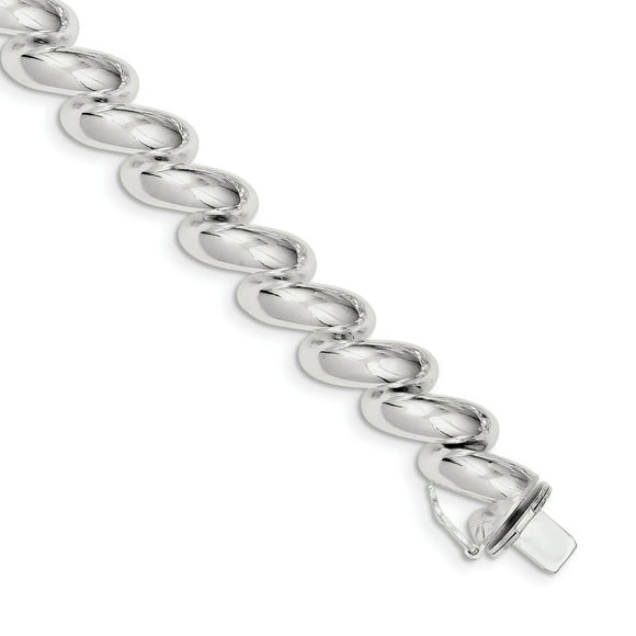 Sterling Silver 12mm San Marco Bracelet
