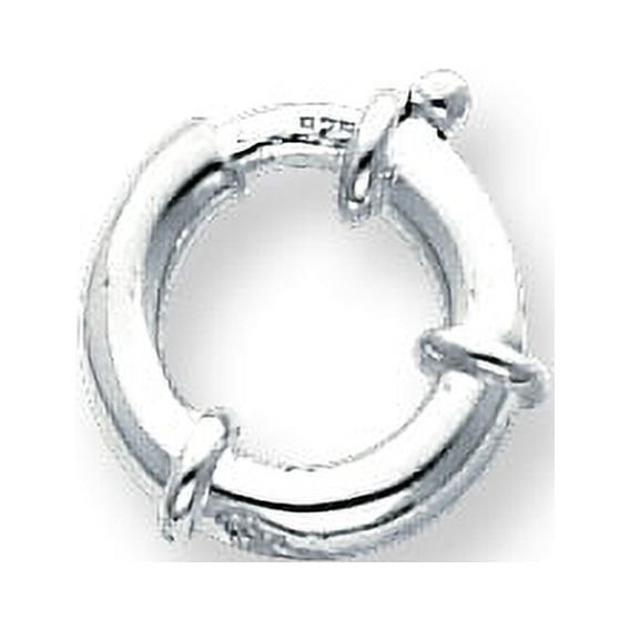 Sterling Silver 14.0mm Fancy Spring Ring Clasp