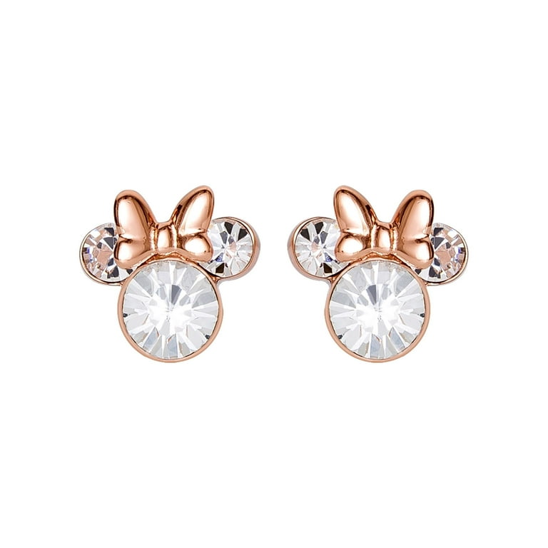 Minnie mouse 14kt shop gold earrings