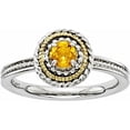 thumbnail image 1 of Sterling Silver & 14k Sterling Silver Citrine Ring, 1 of 7