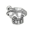 thumbnail image 1 of Sterling Silver 16" 1.2mm Box Chain 3D "CHEF" Hat Pendant Necklace, 1 of 2