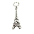 thumbnail image 1 of Sterling Silver 16" 1.2mm Box Chain 3D Eiffel Tower Pendant Necklace, 1 of 2