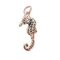 thumbnail image 1 of Sterling Silver 16" 1.2mm Box Chain 3D Small Seahorse Pendant Necklace, 1 of 2