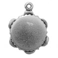 thumbnail image 1 of Sterling Silver 16" 1.2mm Box Chain 3D Tambourine Pendant Necklace, 1 of 2