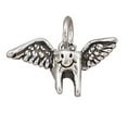 thumbnail image 1 of Sterling Silver 16" 1.2mm Box Chain 3D Winged Tooth Fairy Pendant Necklace, 1 of 2