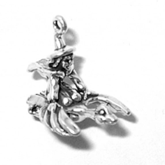 Sterling Silver 16" 1mm Box Chain 3D Mother Goose On Flying Goose Pendant Necklace