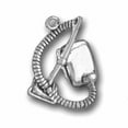 thumbnail image 1 of Sterling Silver 16" .8mm Box Chain 3D Canister Hose Vacuum Cleaner Pendant Necklace, 1 of 2