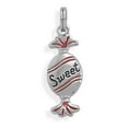 thumbnail image 1 of Sterling Silver 16" .8mm Box Chain 3D Individually Wrapped Hard Candy Pendant Necklace, 1 of 2