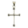 thumbnail image 1 of Sterling Silver 16" .8mm Box Chain Christian Cross Pendant Necklace, 1 of 2
