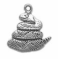 thumbnail image 1 of Sterling Silver 16" .8mm Box Chain Flat Rattlesnake Pendant Necklace, 1 of 2