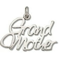 thumbnail image 1 of Sterling Silver 16" .8mm Box Chain GRAND MOTHER Word Pendant Necklace, 1 of 2