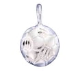 thumbnail image 1 of Sterling Silver 16" .8mm Box Chain Partially 3D Soccer Ball Pendant Necklace, 1 of 2