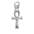 thumbnail image 1 of Sterling Silver 16" .8mm Box Chain Small Ankh Pendant Necklace, 1 of 2