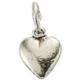 thumbnail image 1 of Sterling Silver 16" .8mm Box Chain Small Slightly Curved Heart Pendant Necklace, 1 of 2