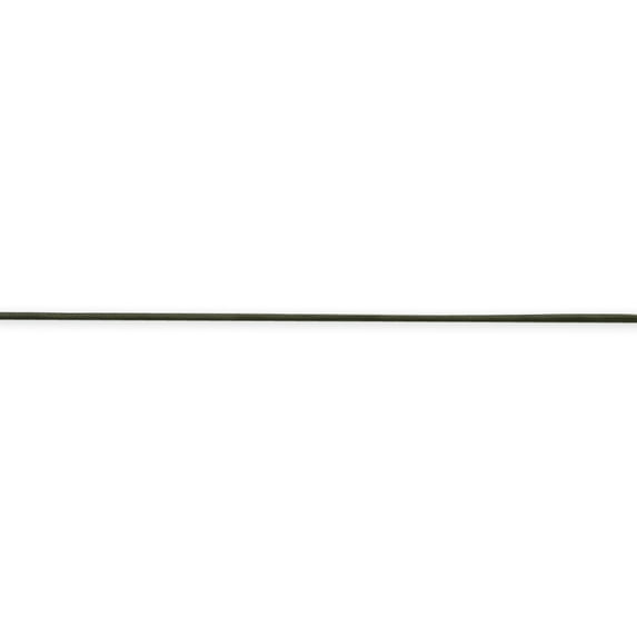 Sterling Silver 16inch 1.5mm Olive Leather Cord Necklace
