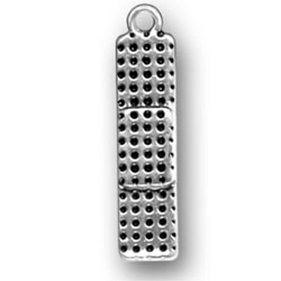 Sterling Silver 18" 1.2mm Box Chain 3D Nurses Medical Bandage Pendant Necklace