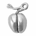 thumbnail image 1 of Sterling Silver 18" 1.2mm Box Chain 3D Peach Fruit Pendant Necklace, 1 of 2