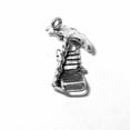 thumbnail image 1 of Sterling Silver 18" 1.2mm Box Chain 3D Tropical Beach Chair Umbrella Pendant Necklace, 1 of 2