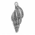 thumbnail image 1 of Sterling Silver 18" 1mm Box Chain 3D Long Conch Shell Pendant Necklace, 1 of 2