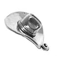 thumbnail image 1 of Sterling Silver 18" .8mm Box Chain 3D Cowboy Hat Pendant Necklace, 1 of 2
