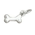 thumbnail image 1 of Sterling Silver 18" .8mm Box Chain 3D Dog Bone Pendant Necklace, 1 of 2