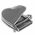 thumbnail image 1 of Sterling Silver 18" .8mm Box Chain 3D Grand Piano Lid Open Pendant Necklace, 1 of 2