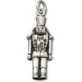 thumbnail image 1 of Sterling Silver 18" .8mm Box Chain 3D Nutcracker Soldier Pendant Necklace, 1 of 2