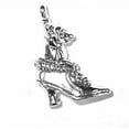 thumbnail image 1 of Sterling Silver 18" Unisex 1.5mm 3D Chihuahua Dog In Shoe Boots Pendant Necklace, 1 of 2