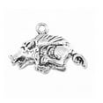 thumbnail image 1 of Sterling Silver 18" Unisex 1.5mm Box Chain 3D Running Hog Pig Wild Boar Razorback Pendant Necklace, 1 of 2