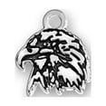 thumbnail image 1 of Sterling Silver 18" Unisex 1.5mm Box Chain Eagle Head Profile Pendant Necklace, 1 of 2