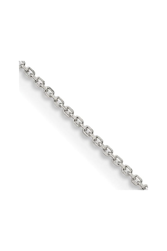 Sterling Silver 1mm 8 Sided D/C Cable Chain