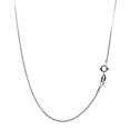 thumbnail image 1 of Sterling Silver 1mm Box Nickel Free Chain Necklace Italy 15 Inch, 1 of 3