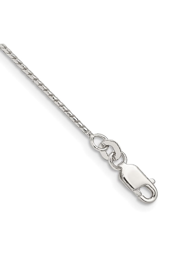 Sterling Silver 1mm Round Franco Chain