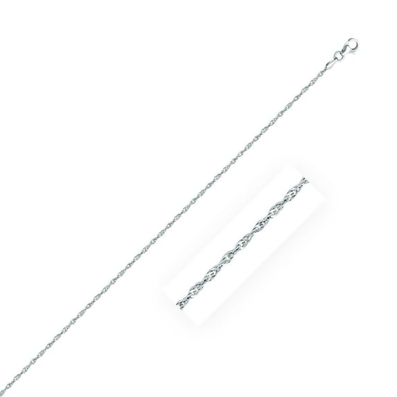 Sterling Silver 2.0mm Singapore Style Chain 20 inches