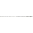 thumbnail image 1 of Sterling Silver 2.2mm Sparkle Chain with Lobster Clasp. Item is rhodium plated., 1 of 4
