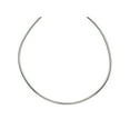 thumbnail image 1 of Sterling Silver 2.3mm Omega Nickel Free Chain Necklace Italy, 16"+2" Extender, 1 of 4