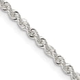 thumbnail image 1 of Sterling Silver 2.3mm Solid Rope Chain (18 X 2.3) Made In Italy qdr040-18, 1 of 5